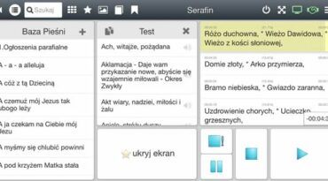Nowy system projekcji pieśni